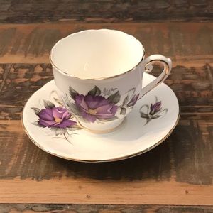 Antique Bone China Tea Cup & Saucer